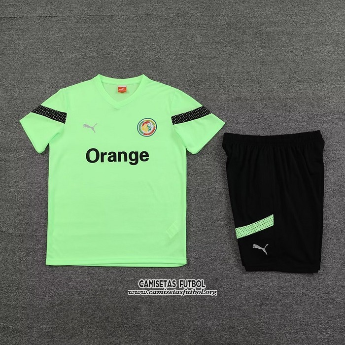 Chandal del Senegal Manga Corta 202023/2024 Verde - Pantalon Corto